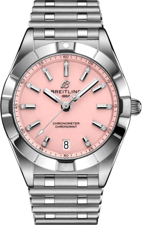 pink breitling|Breitling chronomat 32 women's.